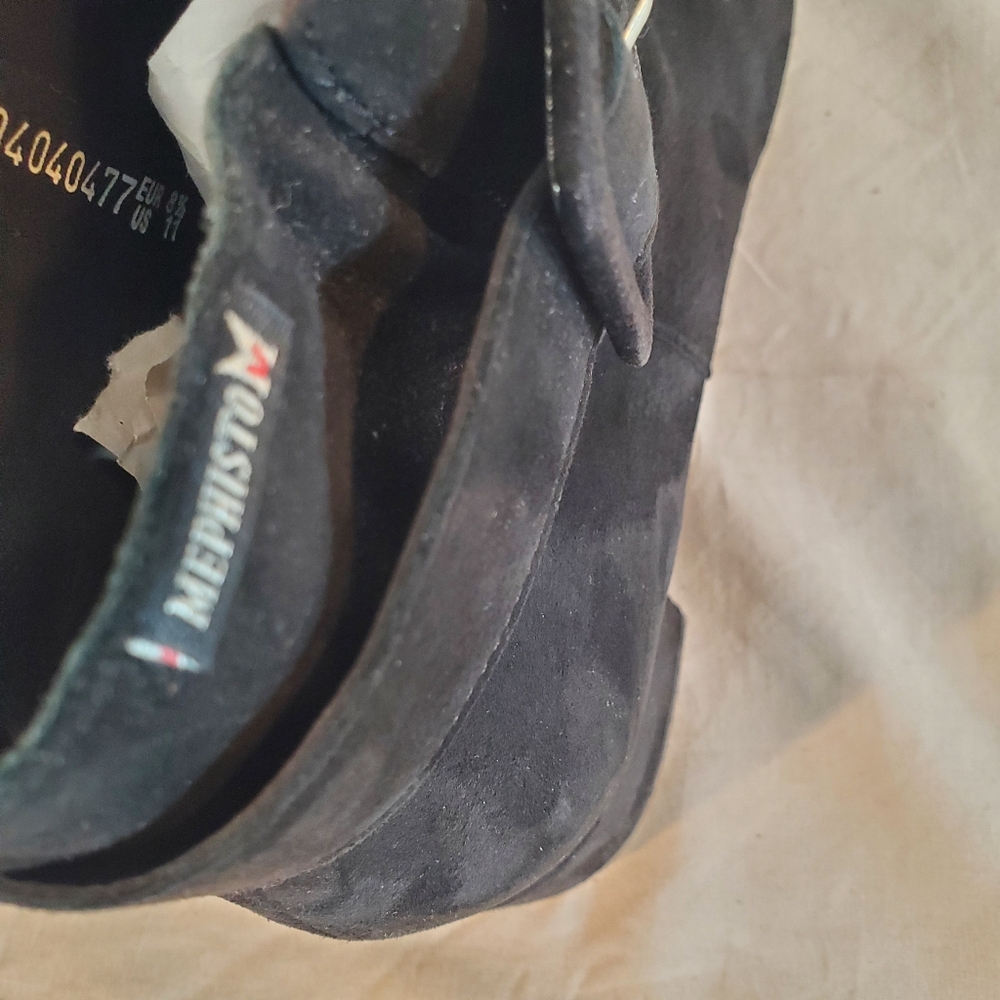 Mephisto Women's BALINA Ankle Boots Size 11 M Black Suede - Picture 4 of 6